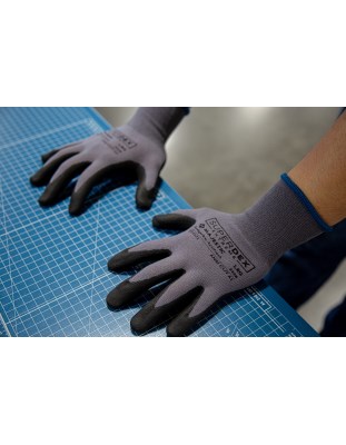 SuperDex Micro Foam Nitrile Palm Coated Glove on Nylon Shell